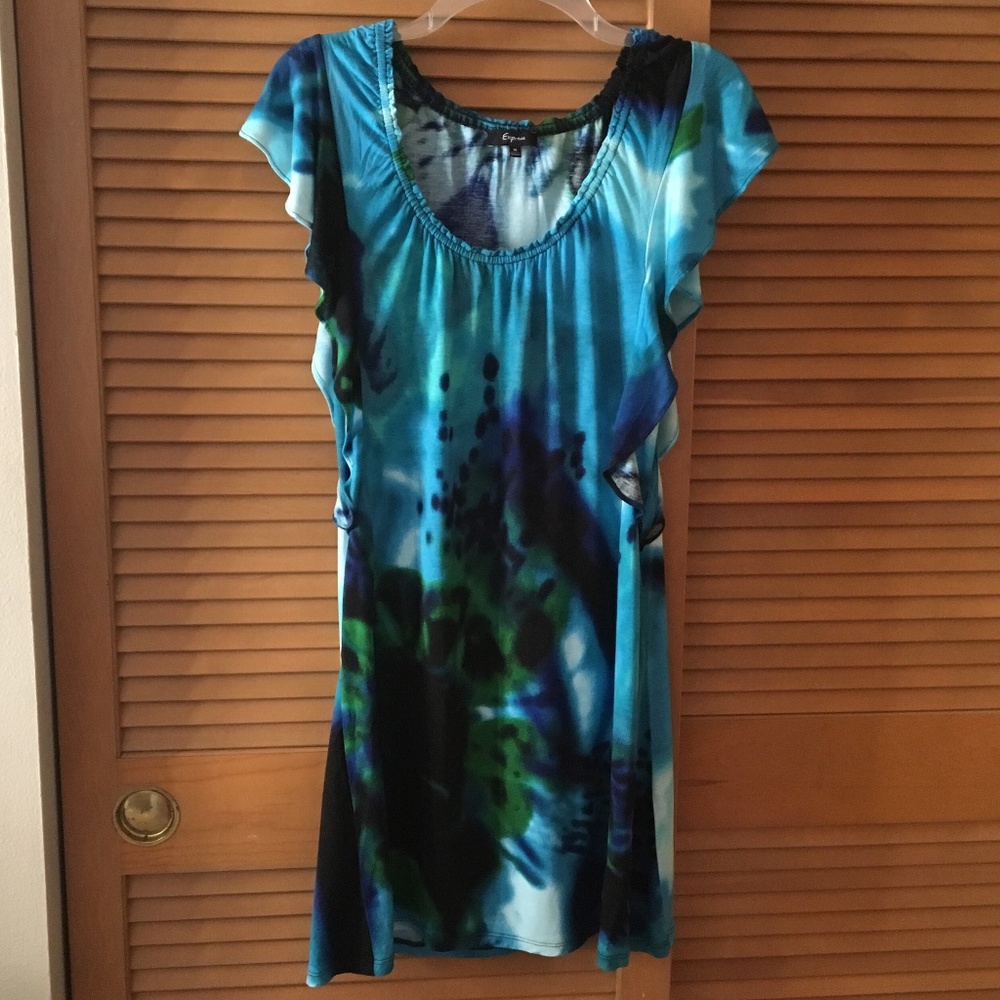 Express flutter sleeve pajama or swimsuit cover up